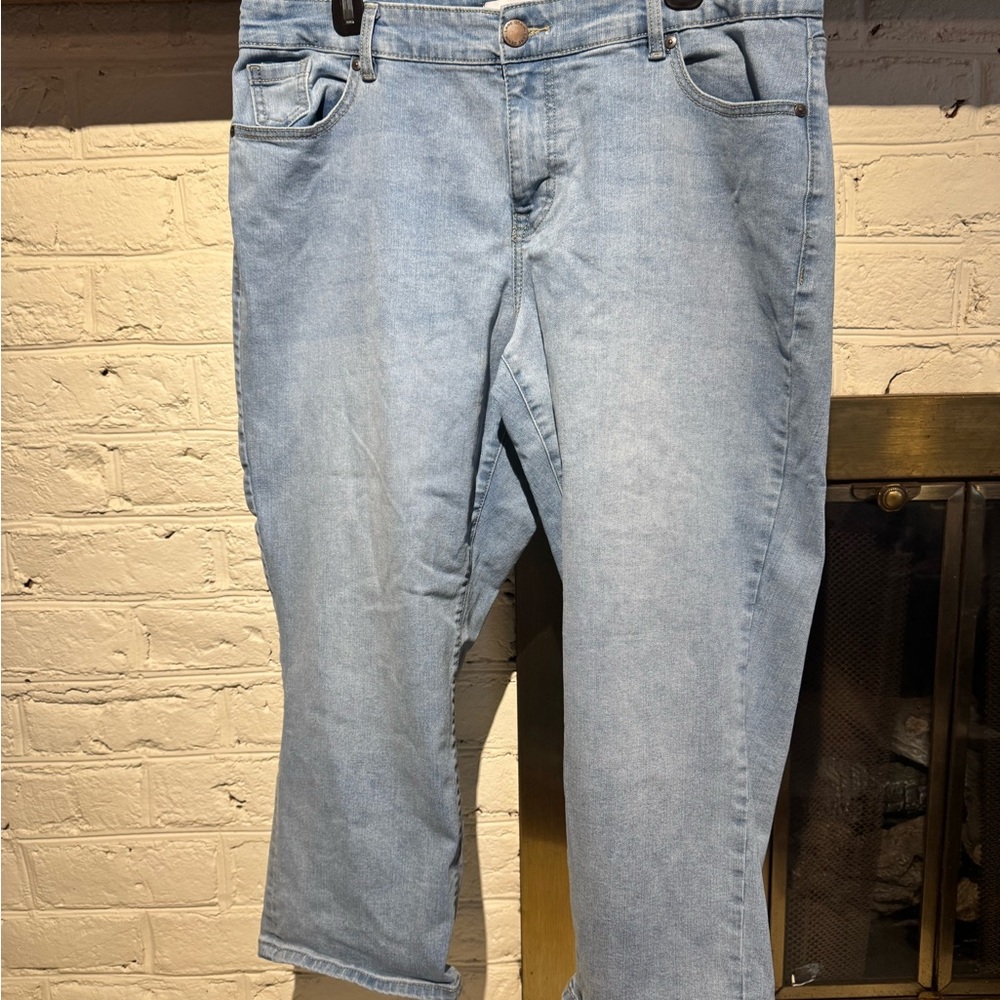 Lane Bryant Light Blue Ankle Jeans